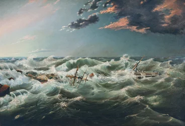 The Admella Wrecked, Cape Banks, 6th August, 1859